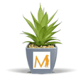 thumbnail image 1 of Mouse Look Watch Enemy Art Deco  Fashion Fake Pineapple Flower Pot Vase Mini Decor, 1 of 3