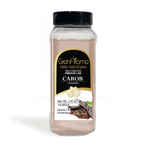 GranAroma Carob Powder, Baked Goods, Shakes & Smoothies 16 Ounce