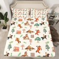 thumbnail image 2 of Homewish Farmhouse Horse 4-Piece Full Size Sheets For Teens Boys Girls,Western Cowboy Cowgirl Bed Sheets,Retro Vintage Lightweight Sheet Sets,Breathable Home Decor, 2 of 7