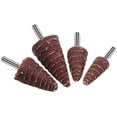 thumbnail image 5 of 5× Sandpaper Tapered Cone Grinding Head Polishing Sanding for Wood Plastic Metal, 5 of 10