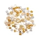 thumbnail image 1 of Paquete de 84 Anillos de de cabellero con Pinzas de de de Hojas de Estrella de de Nieve de Concha jinwen anillos de trenza de pelo de mujer a granel, 1 of 8