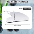thumbnail image 2 of Herramienta facial Gua Sha Nuanchu de acero inoxidable plateada con funda, 2 of 7