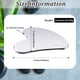 thumbnail image 2 of Herramienta facial Gua Sha Nuanchu de acero inoxidable plateada con funda, 2 of 7