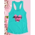 thumbnail image 3 of Mothers Day Bold Brush Art Racerback Tank Women -Image by Shutterstock, Female XX-Large, 3 of 4