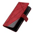thumbnail image 4 of For Samsung Galaxy S24 Fe Case Imprinted Lines Pu Leather Splicing Wallet Phone Cover, 4 of 5
