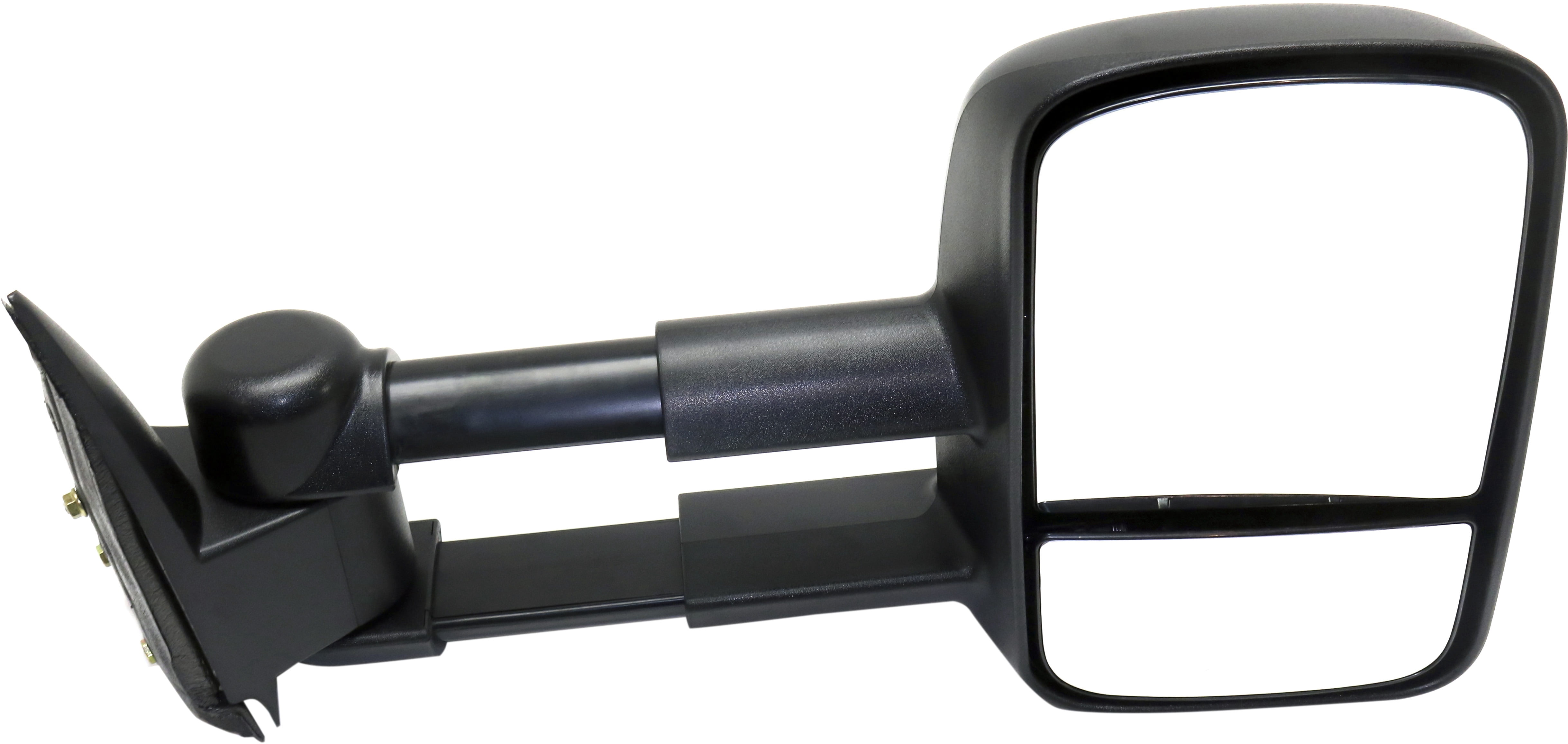 Kool Vue Towing Mirror Compatible With 2000, 2002-2006 Cadillac Escalade 2007 Chevrolet Silverado 1500 Classic Right Passenger Side w/ Blind Spot Corner Glass Textured Black