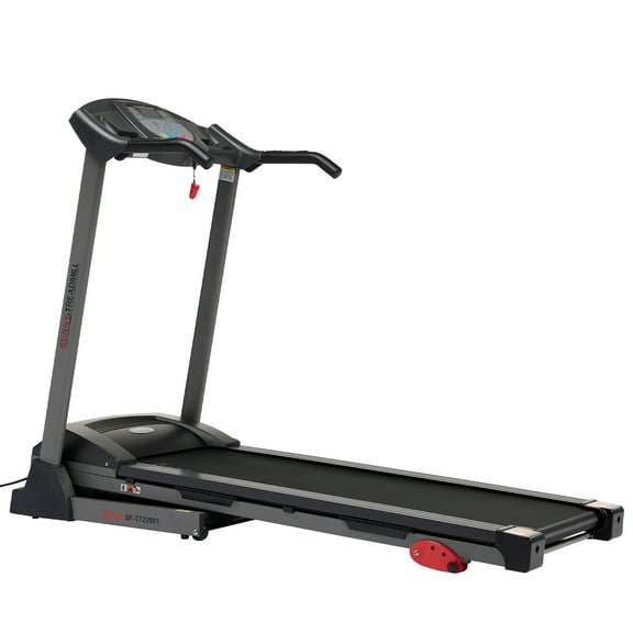 Sunny Health & Fitness Foldable Electric Smart Treadmill with Adjustable Incline and Smart Bluetooth & Free SunnFit App - SF-T722901