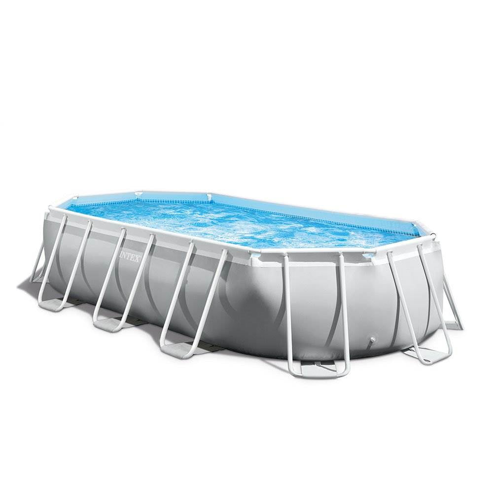Intex 16.5ft x 9ft 48in Prism Frame Oval Above Ground Swimming Pool