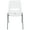 White, variant on Flash Furniture HERCULES Series 5 Pack 880 lb. Capacity White Ergonomic Shell Stack Chair with Gray Frame