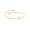 Gold, variant on Howard's Terra Inspirational Cross Silver Bangle Bracelet for Women