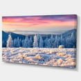 thumbnail image 2 of Lever de Soleil d'Hiver Incroyable dans les Montagnes - Impression sur Toile Paysage Grand, 2 of 3