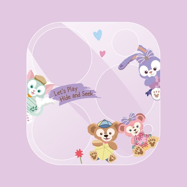 Hellokittys Kuromi Pochacco Protective Glass Film Tempered Glass for Iphone15 14 Pro Max Back Cover Camera Lens Screen Protector