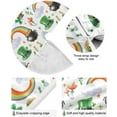 thumbnail image 2 of GZHJMY St. Patrick's Day Christmas Tree Skirt 36", St. Patrick's Day Tree Skirt Double Layers Polyester Easter Tree Skirt for St. Patrick's Day Holiday Party Decoration, 2 of 6