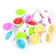 thumbnail image 3 of 12pcs Matching Eggs Toy Set Children Early Educational Recognition Learning Toy GameFruit Vegetable Type, 3 of 4