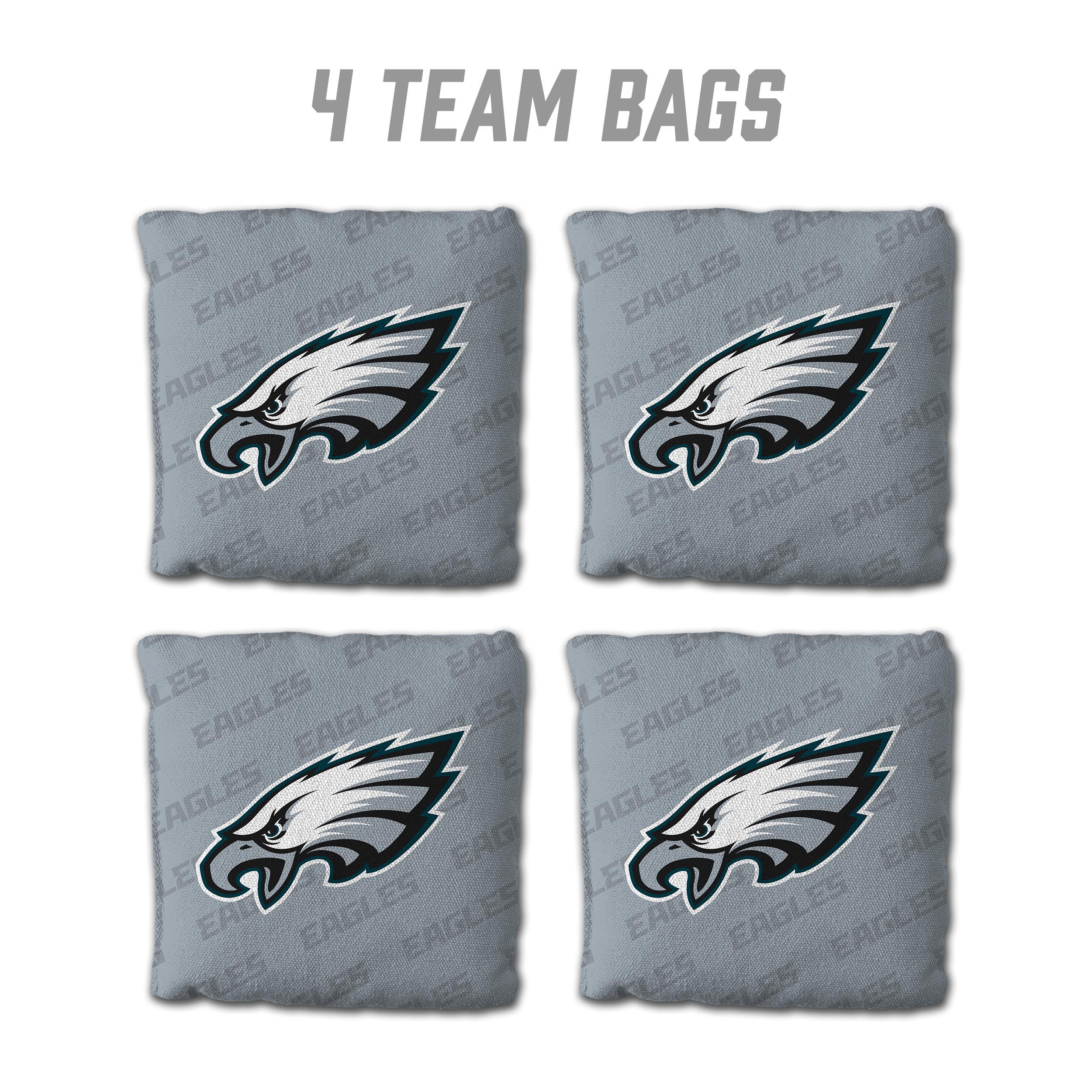 NFL Philadelphia Eagles Cornhole Bags - 4PK - Grey