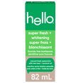 thumbnail image 1 of DENTIFRICE HELLO SUPER FRESH SANS FLUORURE 12/82 ML, 1 of 8