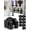 10pcs+box, variant on Magnetic Mop and Broom Holder, No-Drill Movable Heavy Duty Broom Holder Wall Mount Tool Organizer with Anti-Slip Rollers, Magnetic Laundry Organizer for Refrigerator, Garage, Kitchen, Rv (4pcs+box)