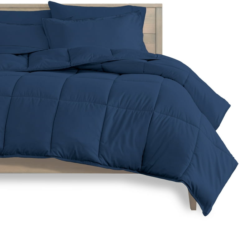 King Comforter Set, Blue Bed In A Bag King
