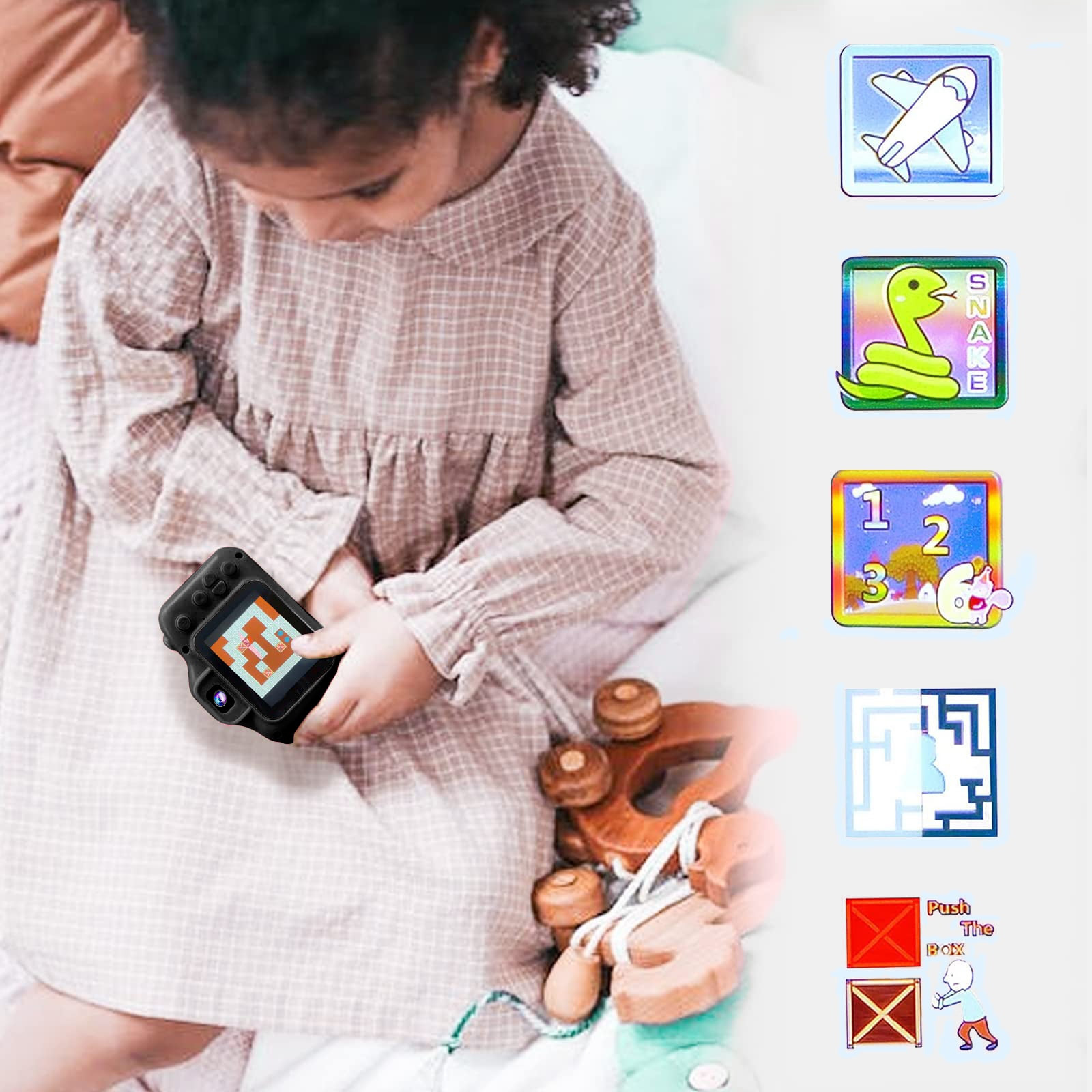 PayUSD Kids Camera 1080P Black Age 3-10 photo 8