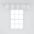 thumbnail image 2 of Ambesonne Abstract Valance Pack of 2, Uneven Stripes with Dots, 54"X12", Charcoal Grey and White, 2 of 4