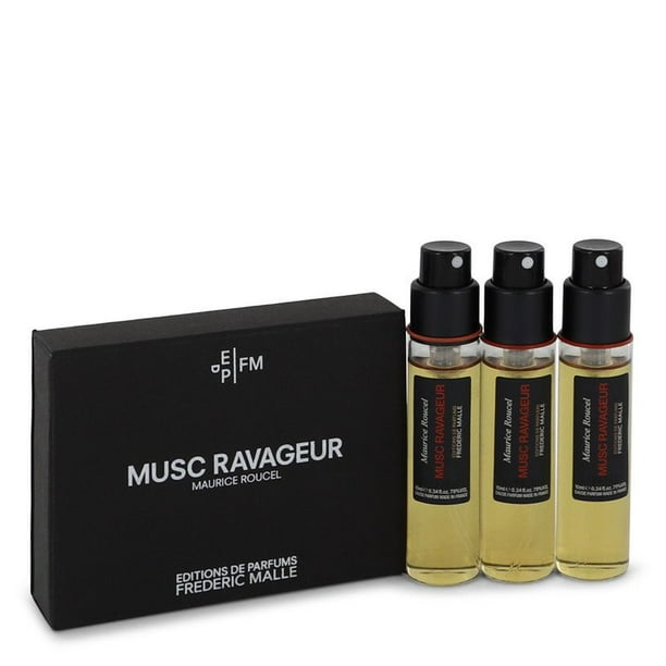 Frederic Malle Musc Ravageur by Frederic Malle 3 x .34 oz Mini EDP Spray .34 oz for Women Frederic Malle Musc Ravageur by Frederic Malle 3 x .34 oz Mini EDP Spray .34 oz for Women