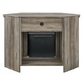thumbnail image 6 of Walker Edison Corner Fireplace TV Stand for TVs up to 50", Grey Wash, 6 of 13