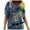 Navy womens tops summer, variant on USSUMA Floral Print Tops for Women Vintage Summer Casual Tops Short Sleeve V Neck Loose Tees Boho Tunic Blouse T Shirt Tops