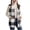 14# Black, variant on Plaid Jacket for Teen Girls Sleeveless Fleece Vest Full Zipper Stand Collar Jacket Warm Outwear Teen Shacket Clothes Light Green,7-8 Years