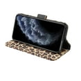 thumbnail image 4 of Wallet Case iPhone 14 Pro Max, PU Leather Surface Covered Luxury Fashin Leopard + TPU Shell [Card Holders Cash Pocket] Flip Kickstand Magnetic Clasp Full Body Protective Case, Yellow, 4 of 5