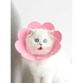 thumbnail image 3 of 1pc Flower Shape Elizabethan Collar, Suitable For Cats And Small Dogs, Prevent Licking And Biting After Surgery, 3 of 4