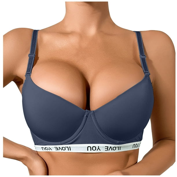 Jsaierl Womens Bras with Underwire Push Up T-shirt Bras