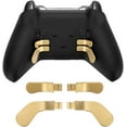 thumbnail image 1 of HUGFEGWE 4PCS Stainless Steel Replacement Controller Paddles for Xbox One Elite Controller Series 2 (Gold), 7pzi98q2nv-12 U2536-14630, 1 of 9