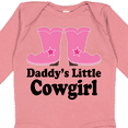 thumbnail image 4 of Inktastic Daddy's Little Cowgirl Girls Long Sleeve Baby Bodysuit, 4 of 5