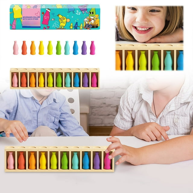 Educational Wooden Memory Card Game for Kids - Brain Teasing Matching Puzzle for Early Learning Development