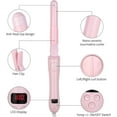 thumbnail image 7 of Rotating Curling Iron 1 Inch, Automatic Curling Wand, Professional Hair Curler with Long Barrel, 13 Adjustable Temps, 30s Instant Heat, 1H Auto Off, 110-240V Dual Voltage & Anti-Scald, 7 of 7