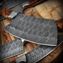 Knife Set Chef Kitchen Damascus Knives custom Handmade cleaver Blade Boning x508