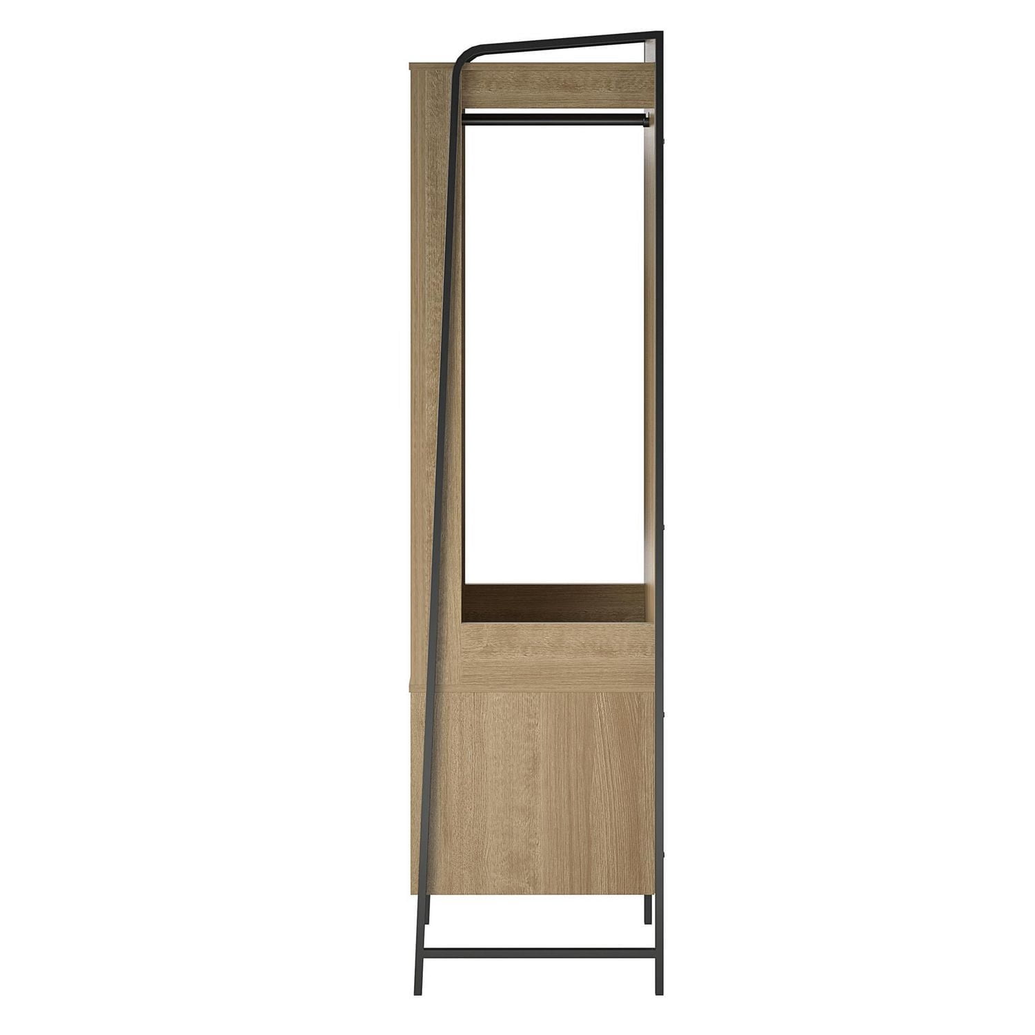 Novogratz Bushwick Wardrobe, Natural