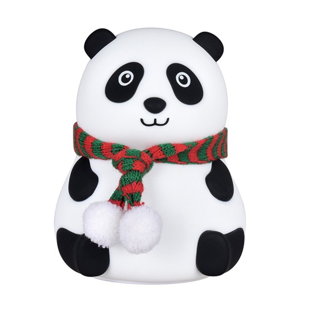 Lámpara De Panda De Silicona, Luz De Noche De Panda De Silicona, Luz De Noche Usb, Lámpara De Dibujos Animados, Lámpara De Lectura Para Dormitorio Kearding HA025116-01