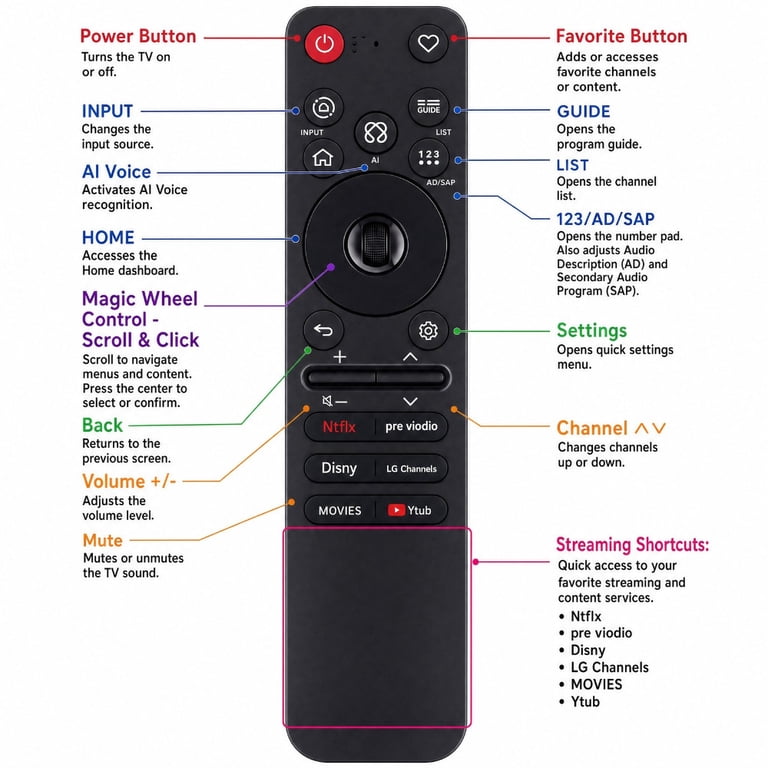 New MR26GA AKB30086801 for LG 2026 Magic Voice TV Remote Control