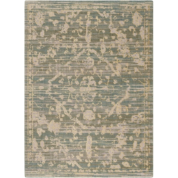 Nourison Silk Elements Azure Rectangle Area Rug 2'3" x 3'