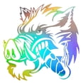 thumbnail image 2 of Walbest 1PC 3D Personalized Car Stickers Decal Animal Ferocious Wild Boar Reflective stickers Decoration Sticker Window Decal Auto Truck Printed Scary Waterproof Self Adhesive Vinyl (Laser), 2 of 7