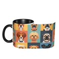 thumbnail image 4 of Cute Dog Sketch Coffee Mug Fun Custom Ceramic Mugs 11oz Black, 4 of 5