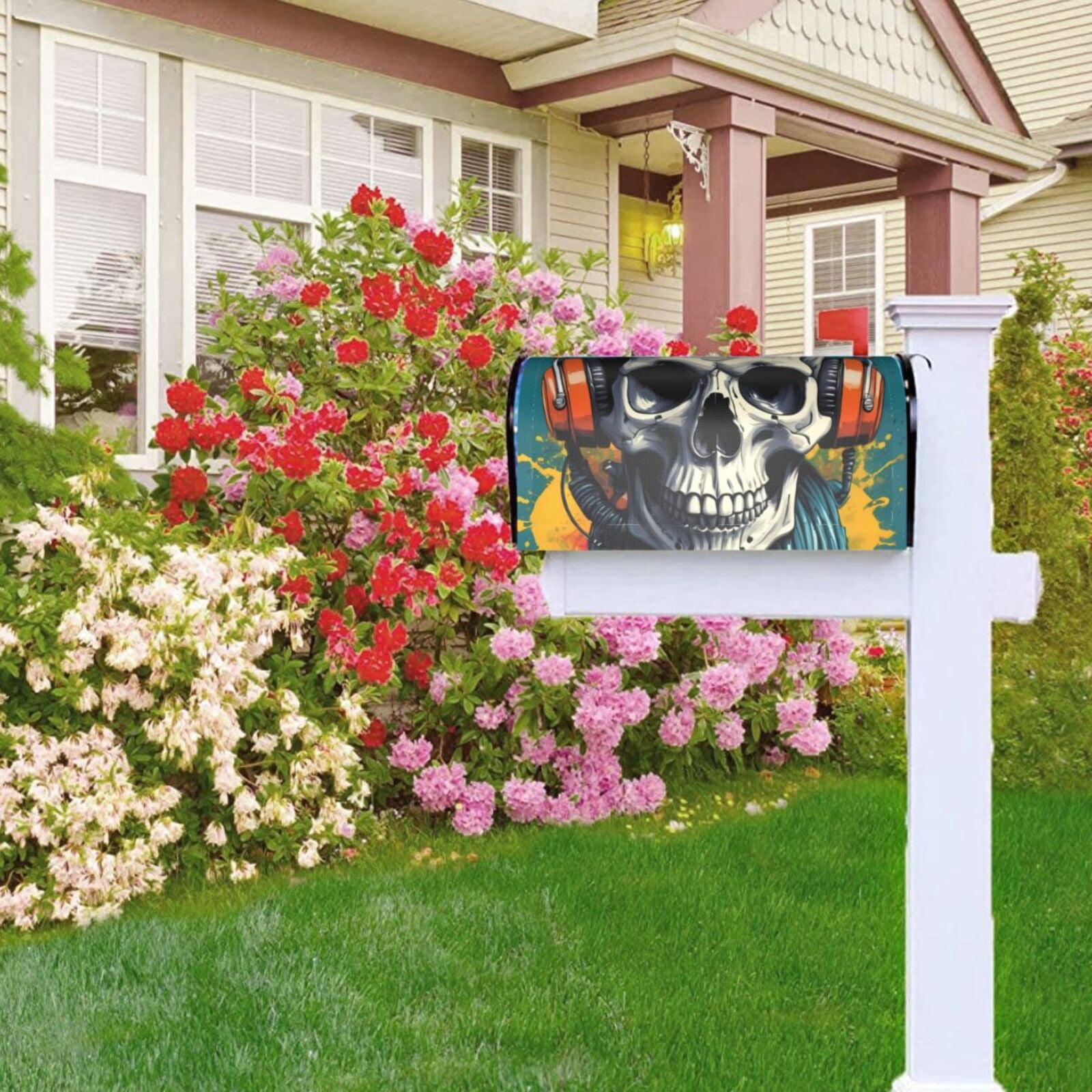 Kdxio Magnetic Mailbox Cover 21x18 in Mailbox Cover Outdoor Decoration Holiday Mailbox Covers for Home Garden Yard-21x18 in