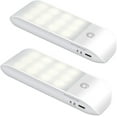 thumbnail image 2 of 12LED Recargable Infrarrojo Cuerpo Humano Sensor Luz Dormitorio Gabinete Armario Luz Noche Luz Blanca (Luz Blanca) Sincero Electrónica, 2 of 7