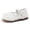 v#89White225, variant on Kids Girls Sandals Gradient Style Adjustable Ankle Strap Open-Toe Wide Glitter Ruffle Trim Flat Heel For Summer Play Sports Preppy Footwear,White,2-2.5 Years