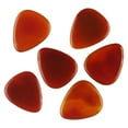 thumbnail image 3 of Exotic Plectrums - Carnelian Stone Guitar Or Bass Pick - 3.0 mm Ultra Heavy Gauge - 351 Shape - Specialty Handmade Gemstone Exotic Plectrum - 3 Pack, 3 of 7