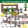 thumbnail image 6 of LINXUXIE Farm Animals Barn House Toys, Farm Figures Play Set for Kids & Toddlers, Birthday Eastert Gifts for 1-3 3-5 5-8 Year Old, 6 of 8