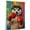 Akita, variant on German Shepherd Dog Boxing Stretched Canvas Size 8x12 – Funny German Shepherd Dog Playing Boxing Canvas Wall Art for Sports Lovers, Pet Lovers, Home Decor
