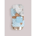thumbnail image 4 of JuJuBe x Studio Oh! Ultra-Soft Thick Reversible Baby Blanket - Howdy Partner Blue, 4 of 5