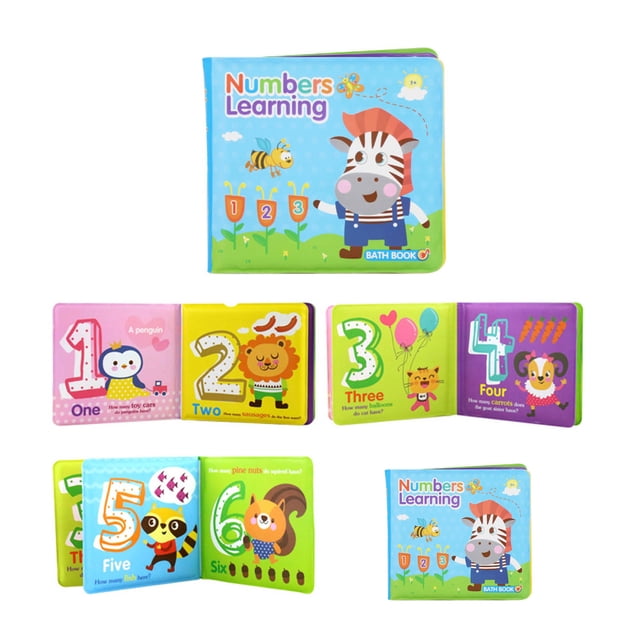 YANGHONGY Bath Books Baby Education Toy Intelligence Development EVA Floating Cognize Book